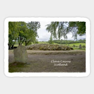 Clava Cairns, Scotland Sticker